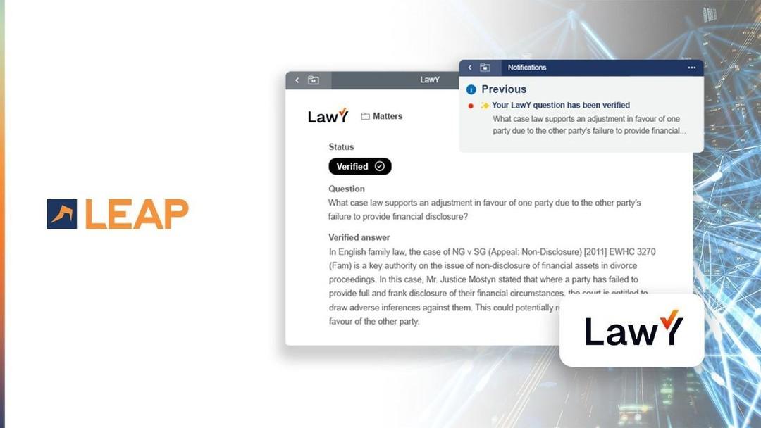 LEAP revolutionises legal practice with LawY: the AI legal assistant