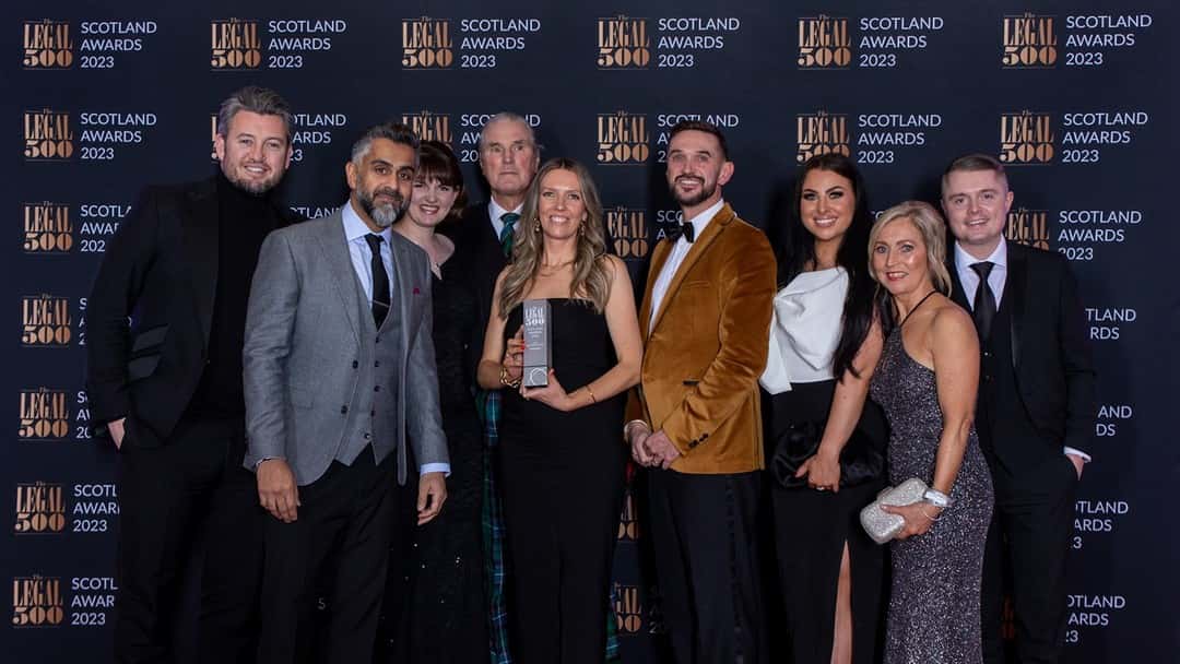 Leading Law firm in Scotland wins award