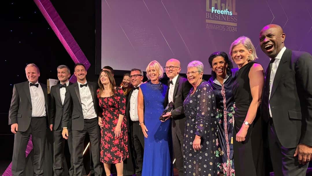 Freeths named law firm of the year