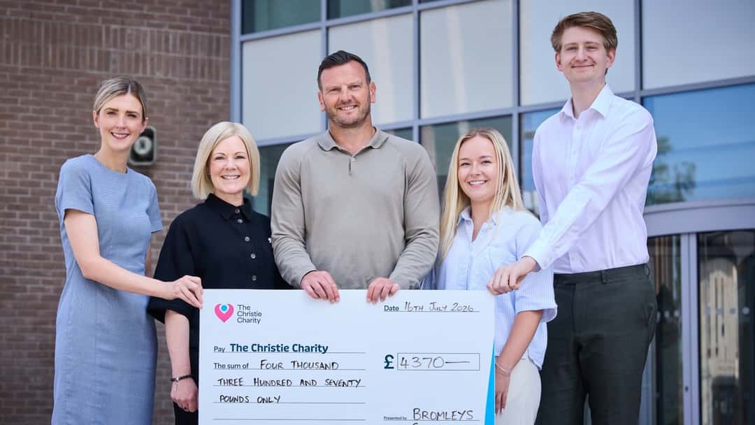 Bromleys supports cancer charity through fundraising