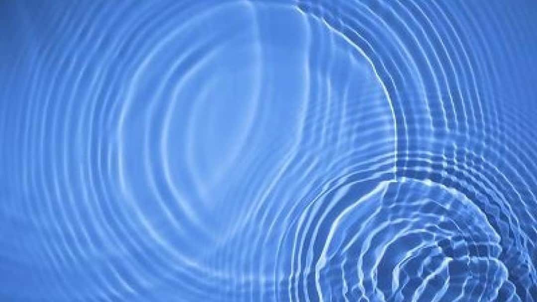 Ripples in the water