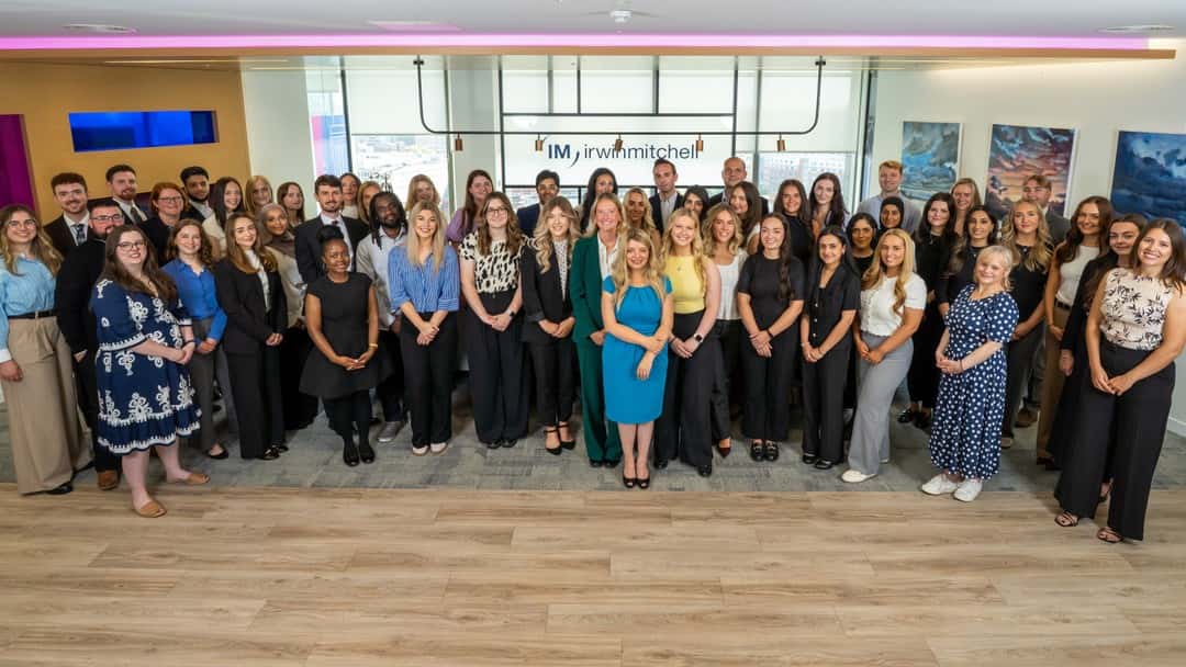 Irwin Mitchell's trainee solicitors mark milestone  