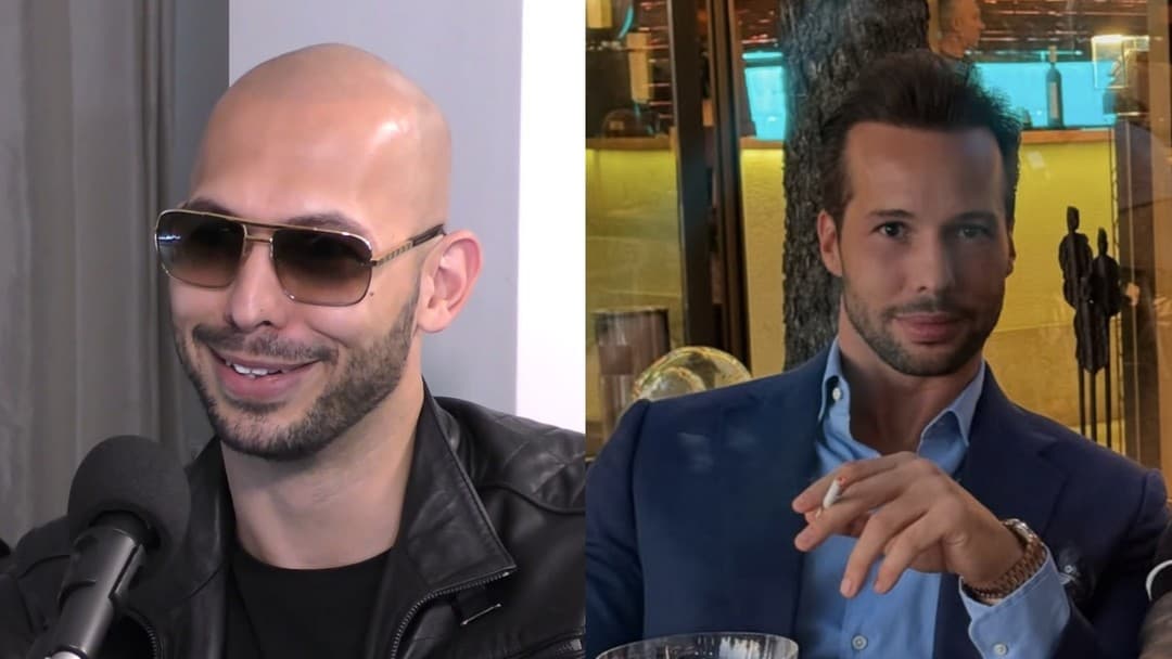 Andrew Tate (L) and Tristan Tate (R)
