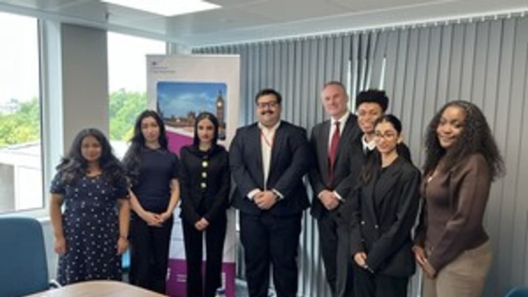 Government Legal Department Treasury Solicitor and Permanent Secretary Doug Wilson KC (Hon) meets Diversity Summer Scheme Students
