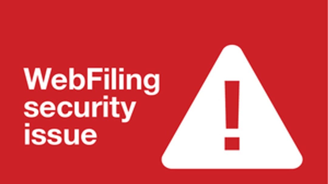 Companies House addresses WebFiling security issue