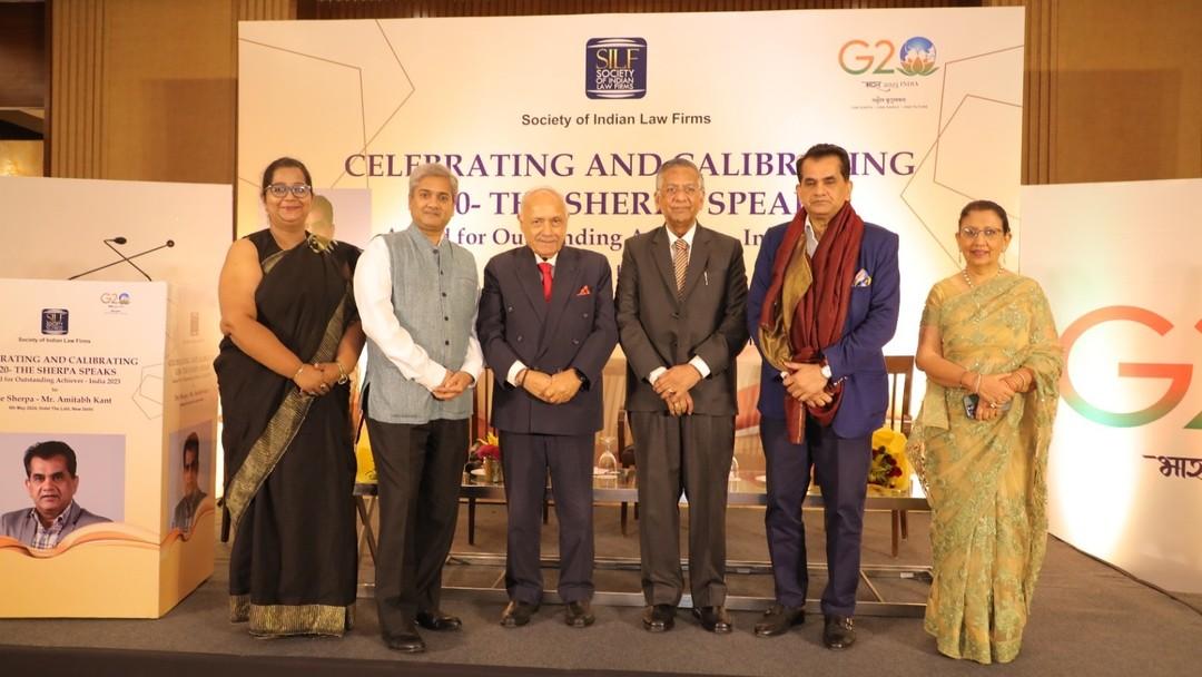 Recognising excellence: Shri Amitabh Kant honoured by Society of Indian Law Firms