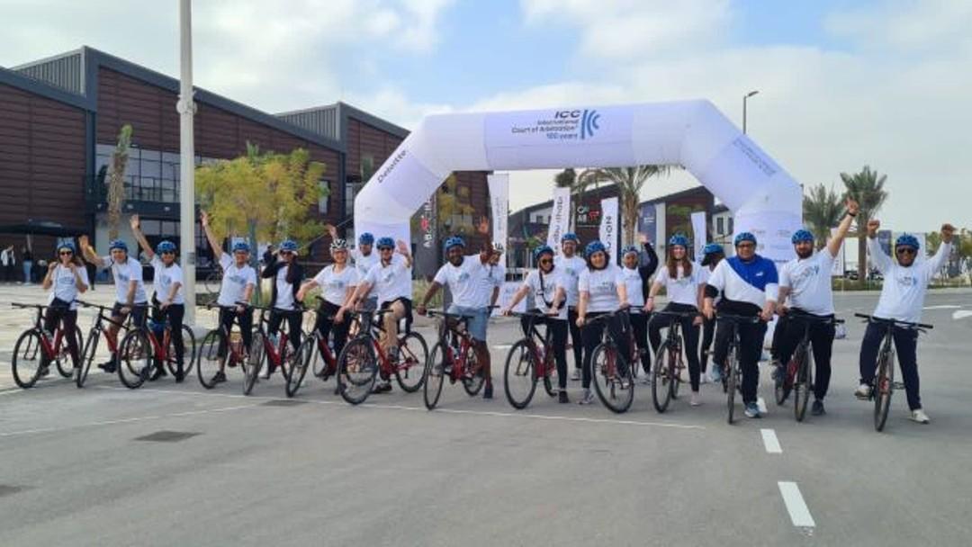 UK ICC Court Centenary Bike Ride for Save the Children International