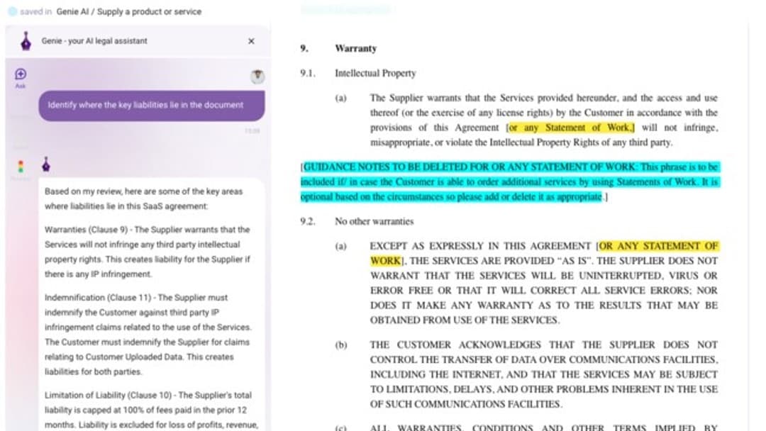 Genie AI Releases Free Advanced AI Legal Assistant for Businesses