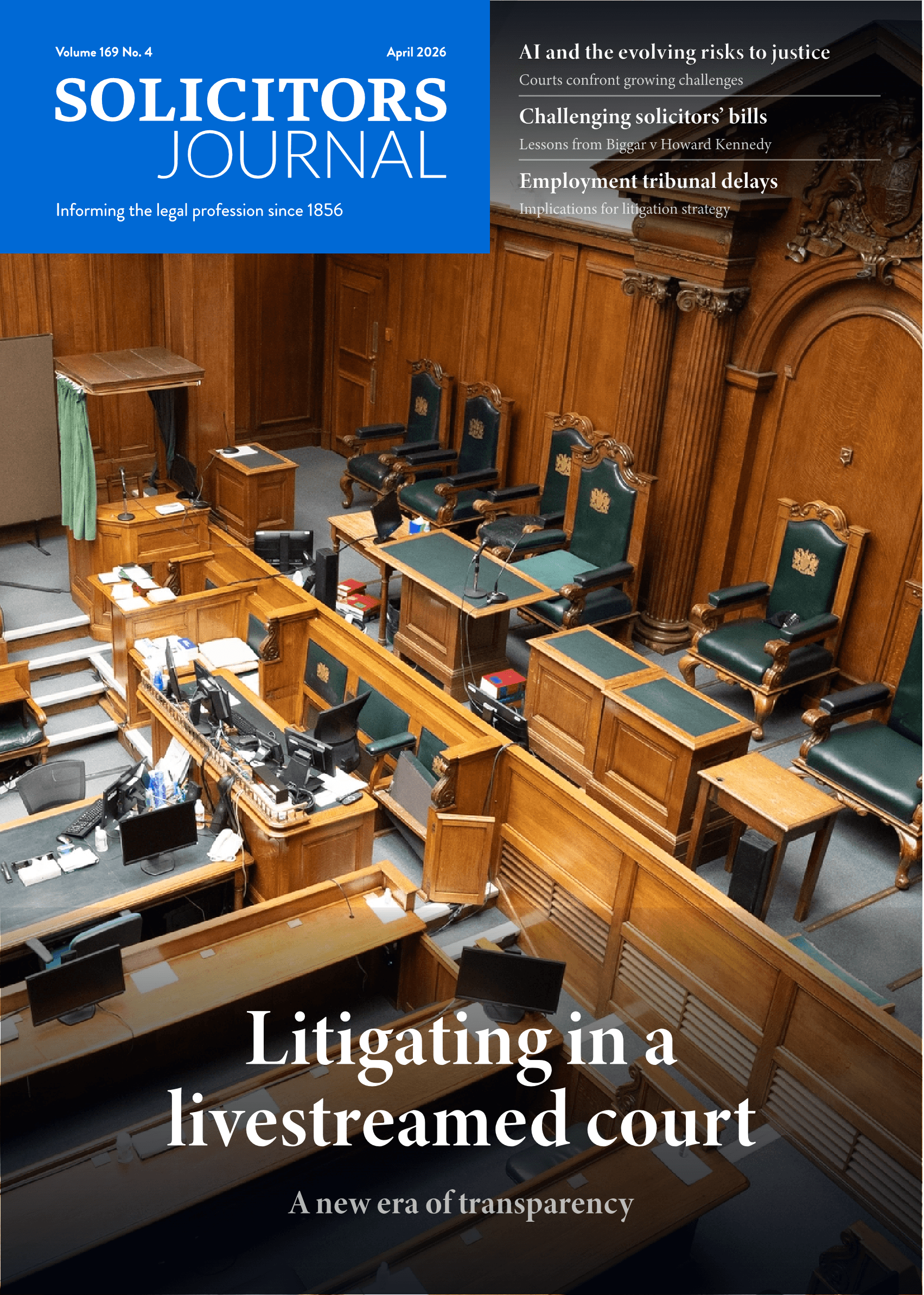 Solicitors Journal April 2026 Cover