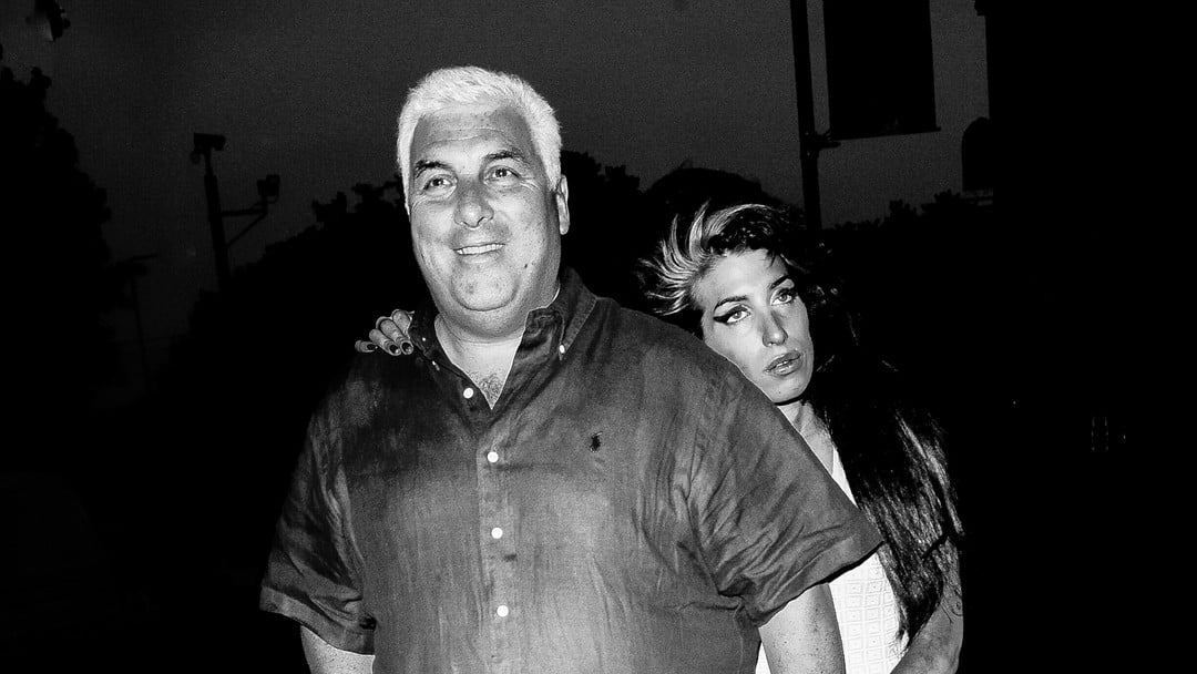 Amy Winehouse with her father Mitch Winehouse, 2008
