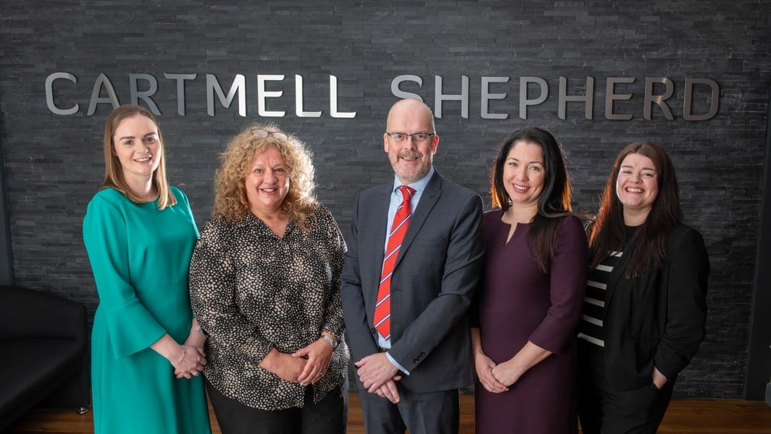 Cartmell Shepherd solicitors elevates talent with internal promotions