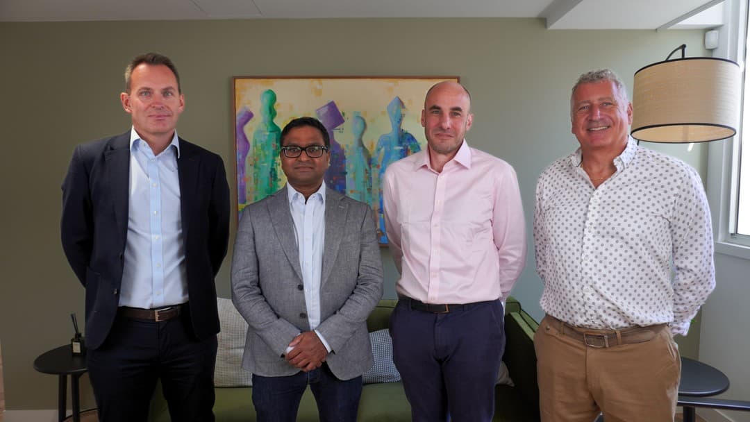 L-R: Jonathan Willsher, Bryan Ranasinghe, Justin Sidnick and Steven Taylor.