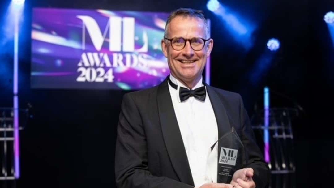 Hugh Potter wins Lifetime Achievement Award at Manchester Legal Awards, marking the end of his 35-year career