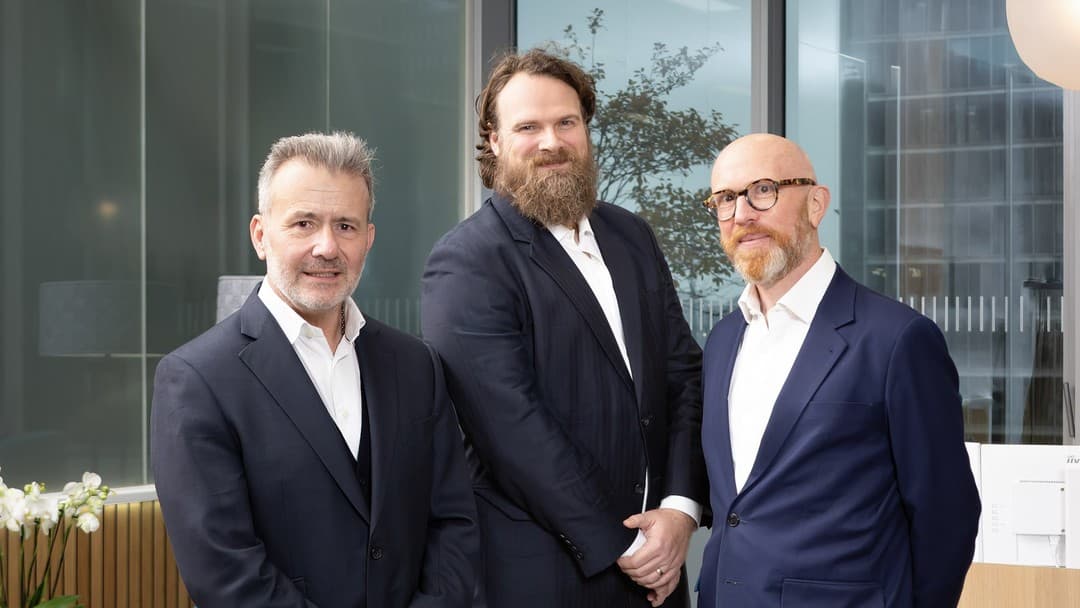 (left to right) Declan Cushley, Alex Studholme, Tim Claremont