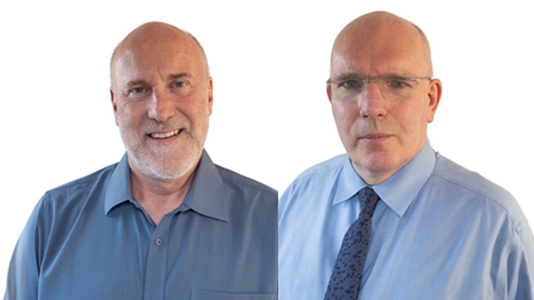 L-R Andrew Cox and David Cooper