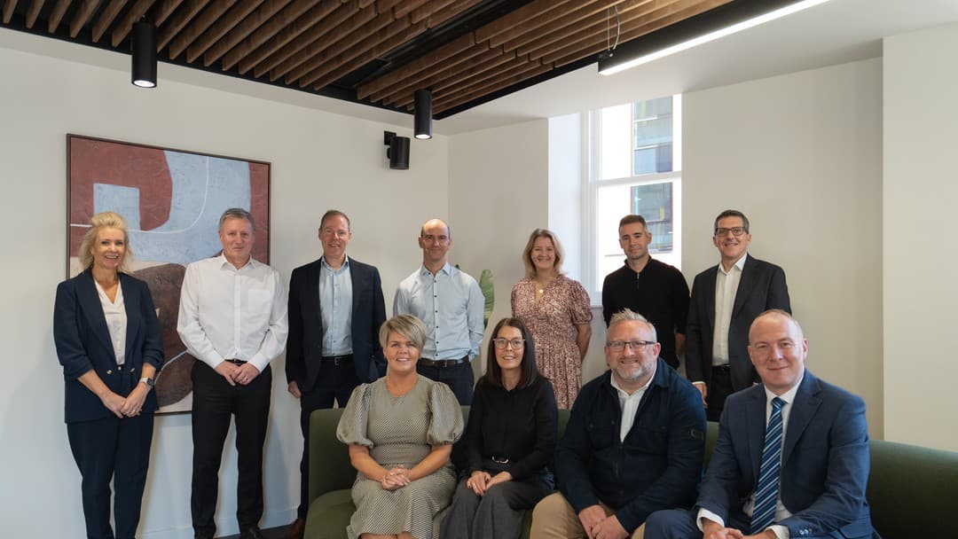 Taylor Emmet's equity partners and operations board at their new Sheffield headquarters at the landmark Isaacs Building