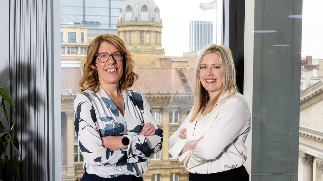 L-R Helen Badger and Gemma Lynch