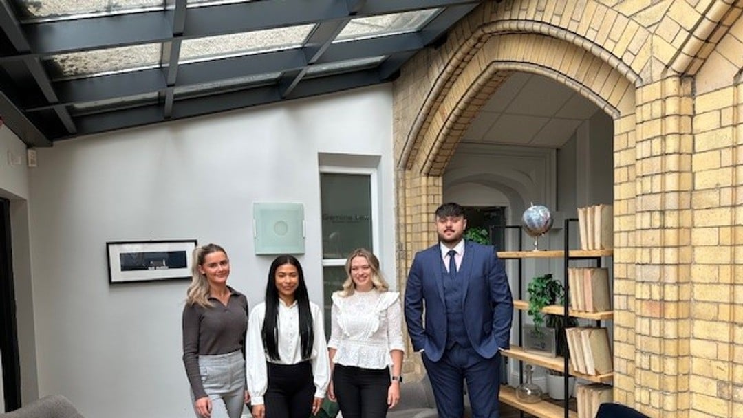 L-R Tayla Rees, Joanna Kumwenda, Alicia Cooke & Kaleem Choudhry
