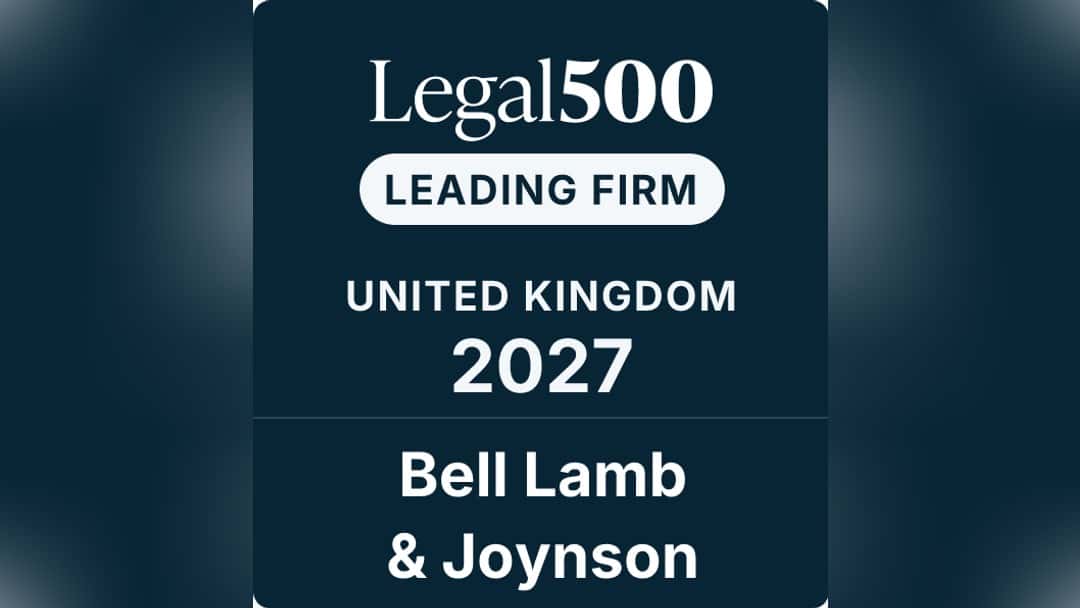 Bell Lamb & Joynson team achieves Legal 500 recognition