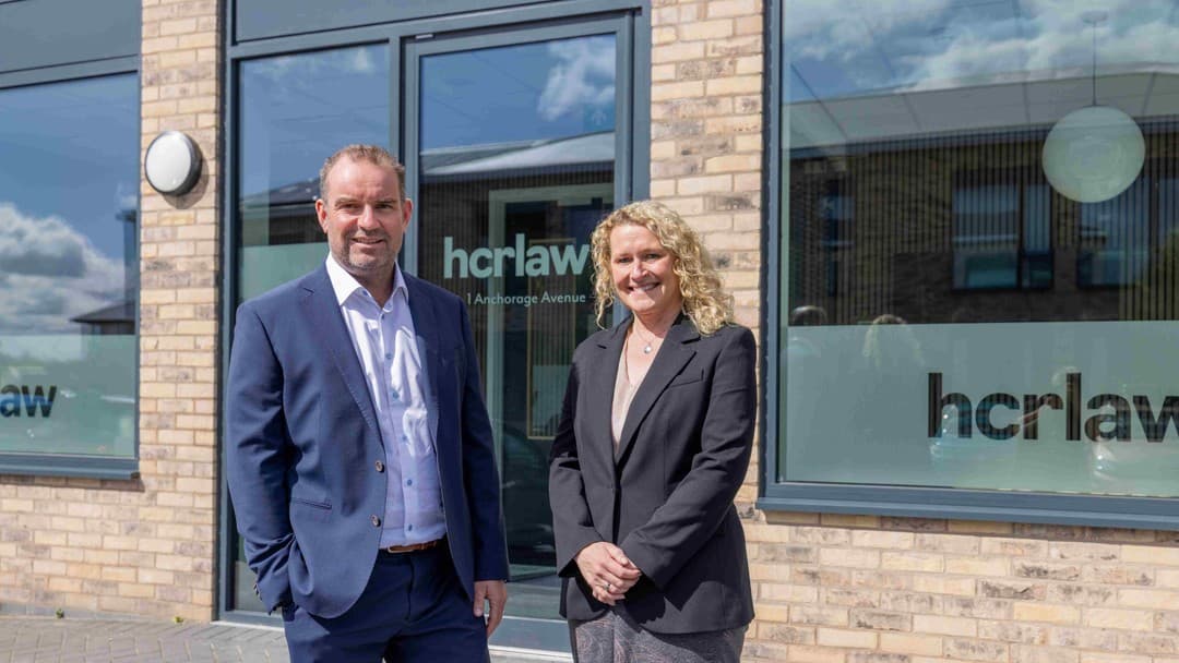 Matt Hayes and Lynda Richards, HCR Shrewsbury office