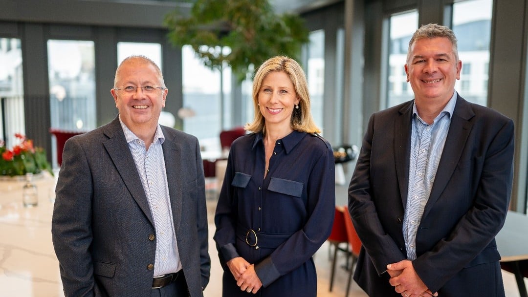 Photograph of Phil Edwards, Cari Sowden-Taylor and Ciaran McCabe (L-R)
