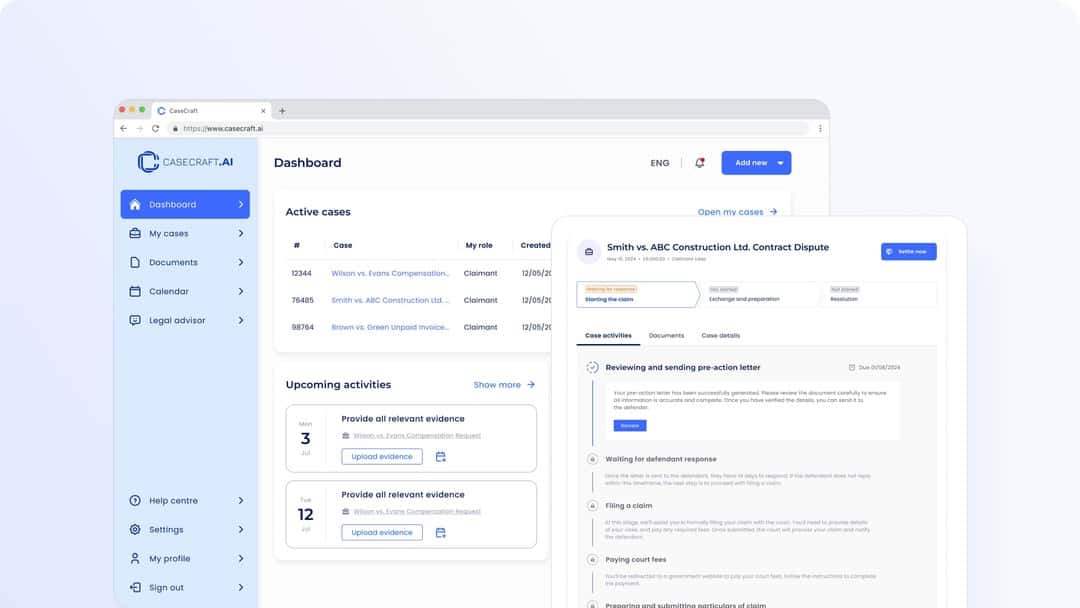 CaseCraft AI improves access to small claims