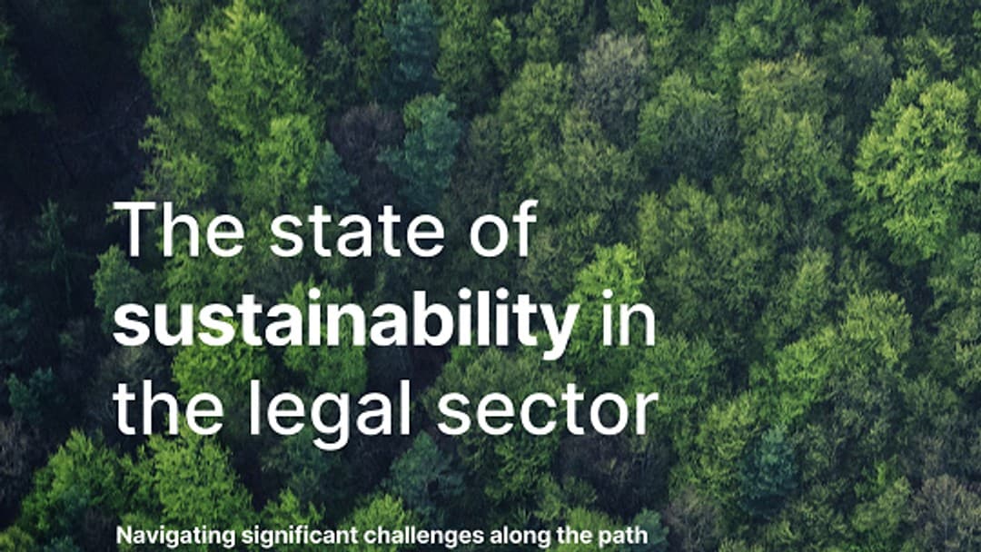 Sustainability Gaps Persist in UK Legal Sector