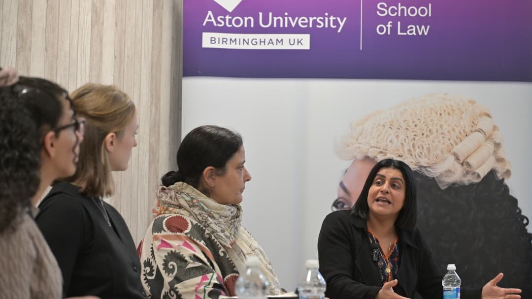 Aston University law students gain career insights from Justice Secretary