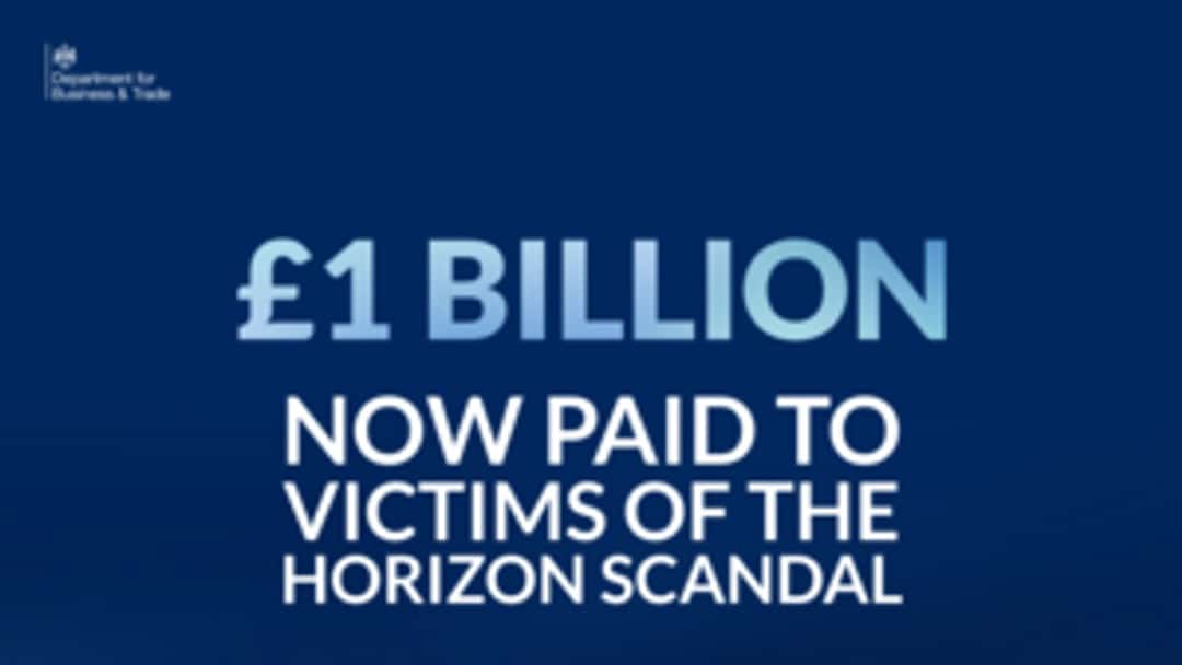 Compensation for postmasters surpasses £1 billion