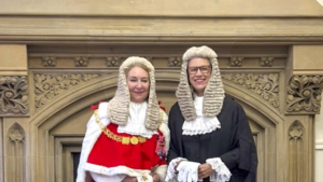 The Attorney General Ellie Reeves KC MP (right) with Lady Chief Justice, The Right Honourable the Baroness Carr of Walton-on-the-Hill (left)