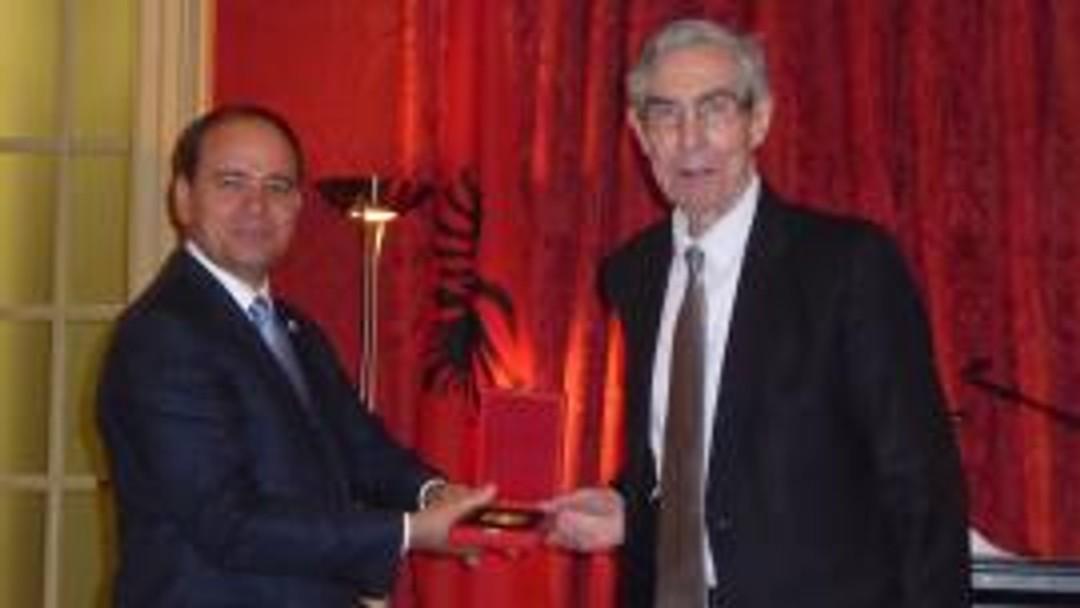 Albania honours Sir Henry Brooke CMG for services to justice reform