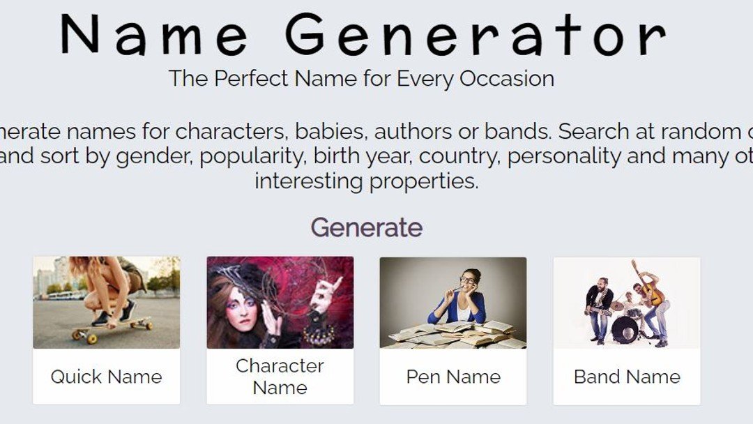 AI Name Generator, AI-Powered Solution