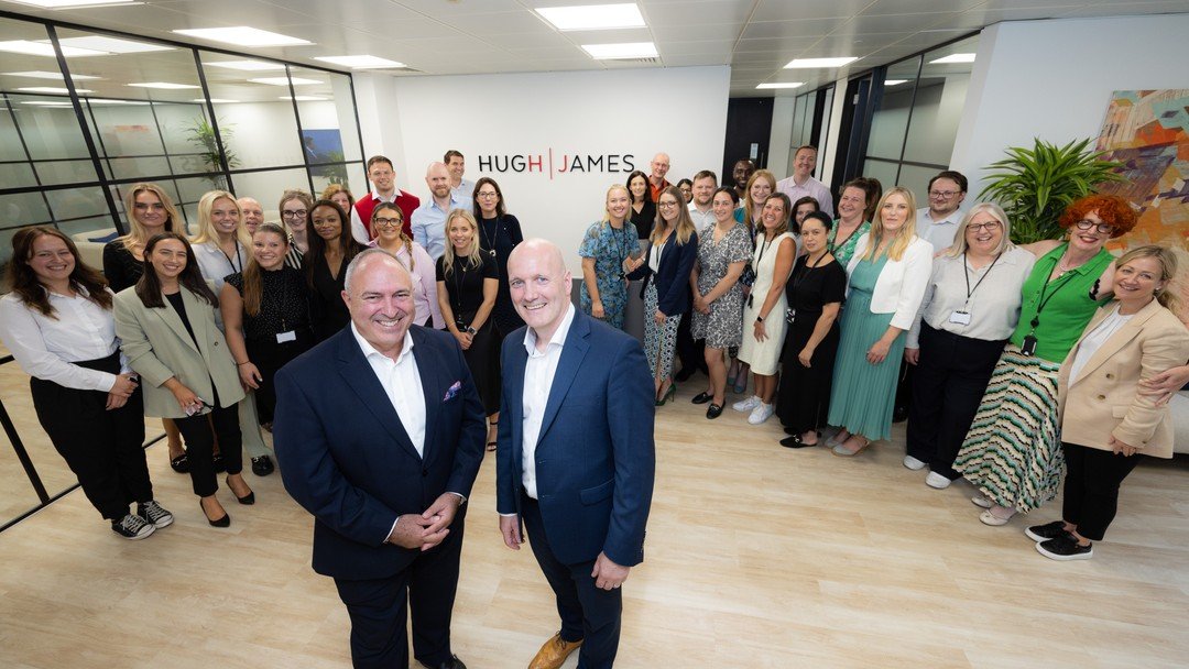 Hugh James moves to larger City of London office celebrating 5 years of growth