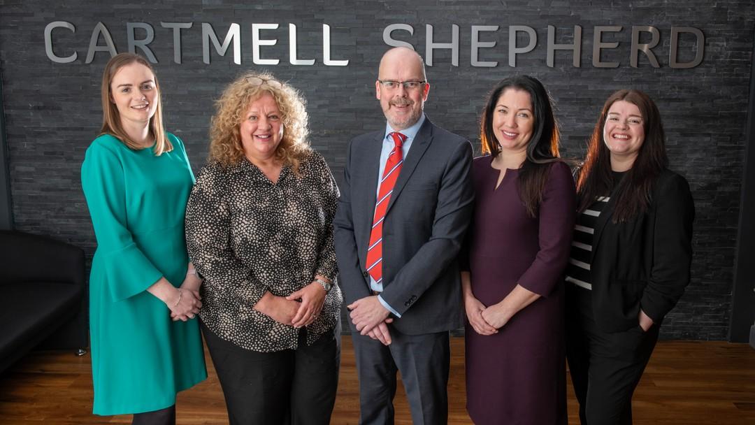 Cartmell Shepherd solicitors elevates talent with internal promotions